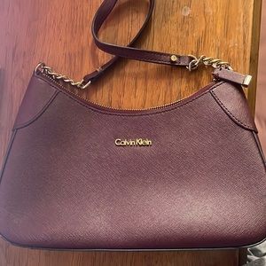 Maroon Calvin Klein handbag. Brand new